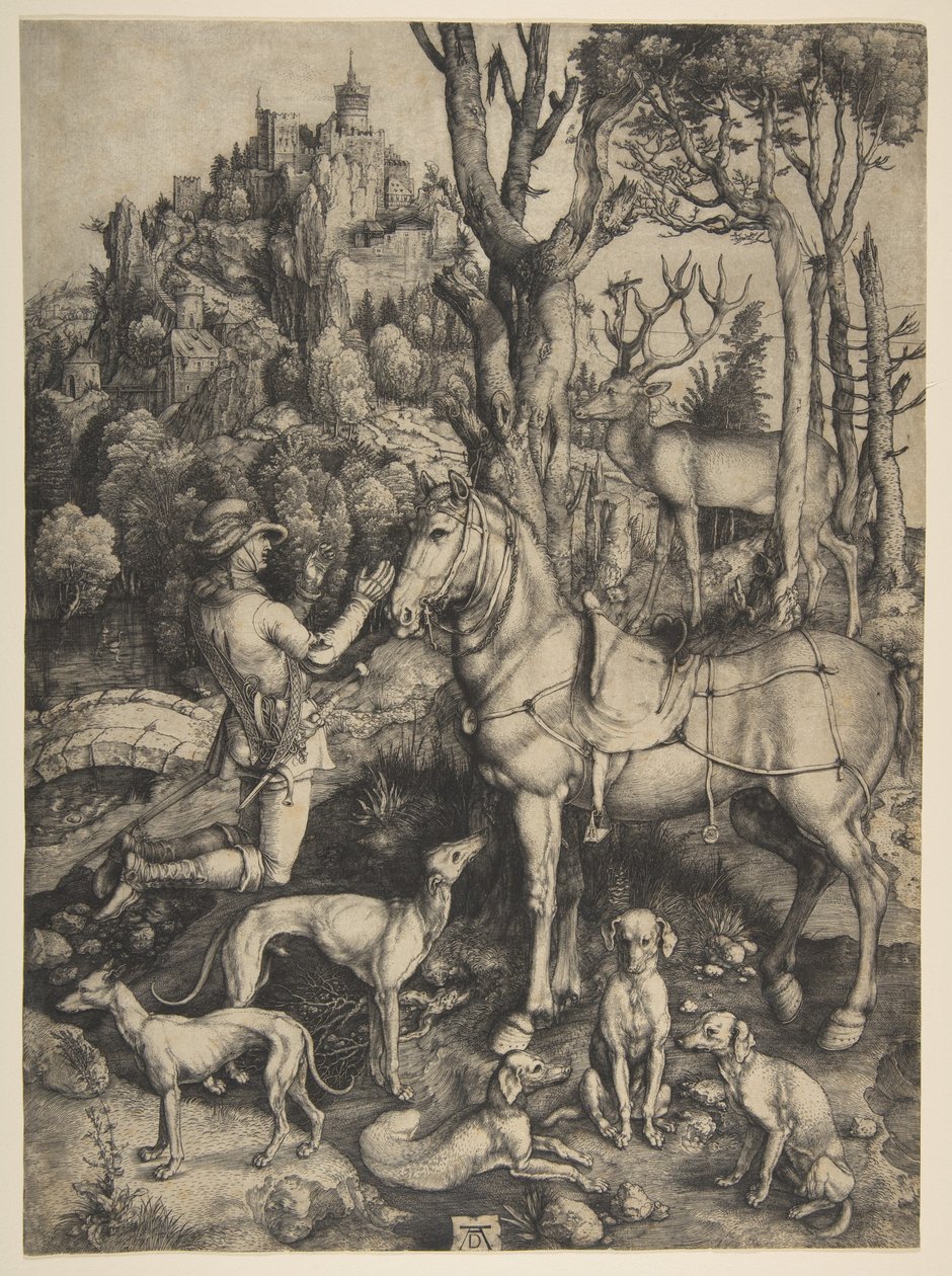 Pyhä Eustachius tekijältä Albrecht Dürer