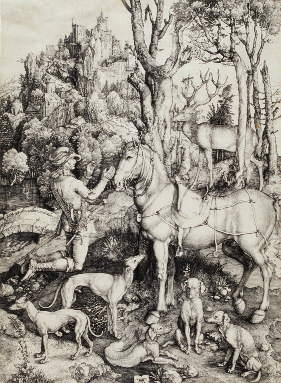 Pyhä Eustachius tekijältä Albrecht Dürer