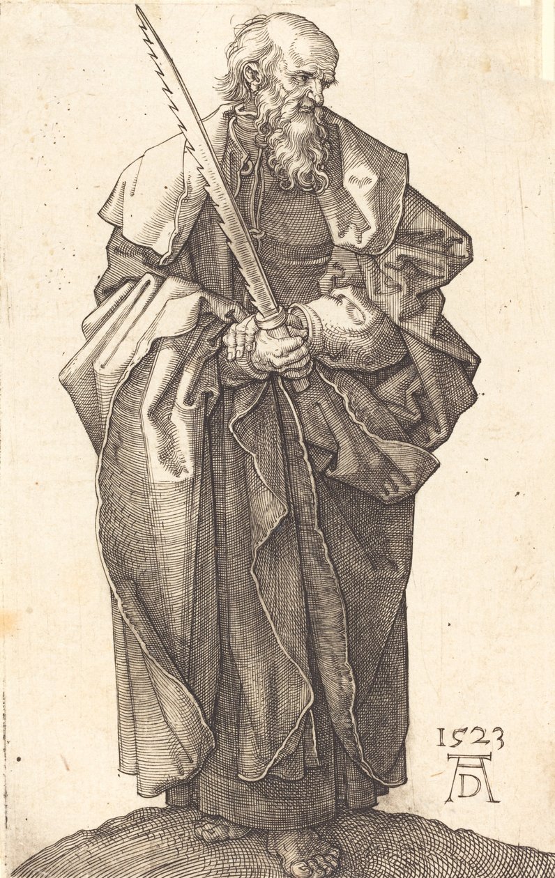 Pyhä Simon, 1523. tekijältä Albrecht Dürer