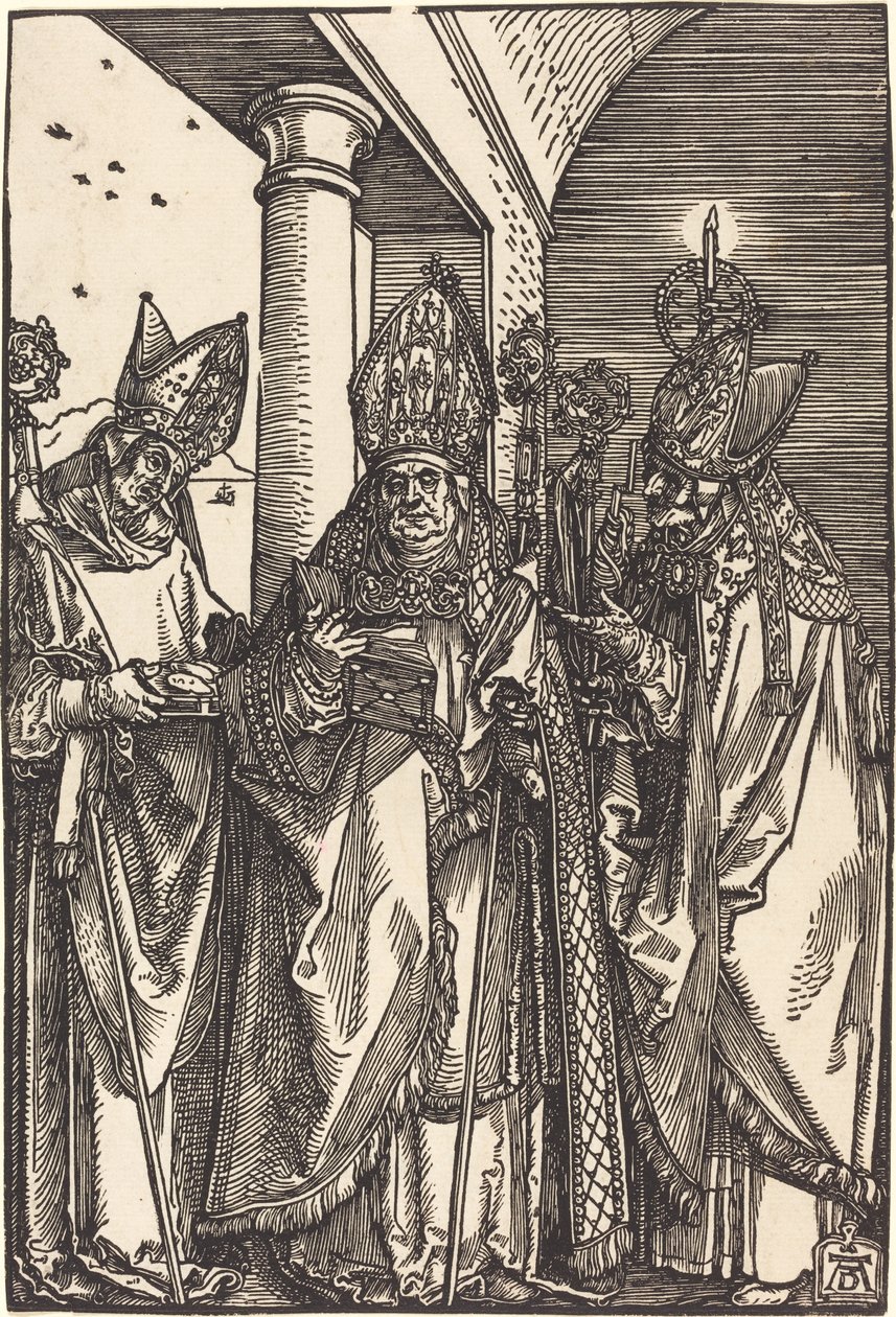 Pyhät Nikolaus, Ulrich ja Erasmus tekijältä Albrecht Dürer