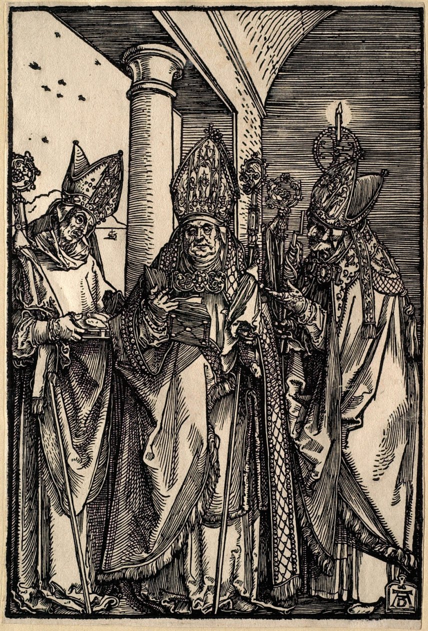 Pyhät Nikolaus, Ulrich ja Erasmus tekijältä Albrecht Dürer