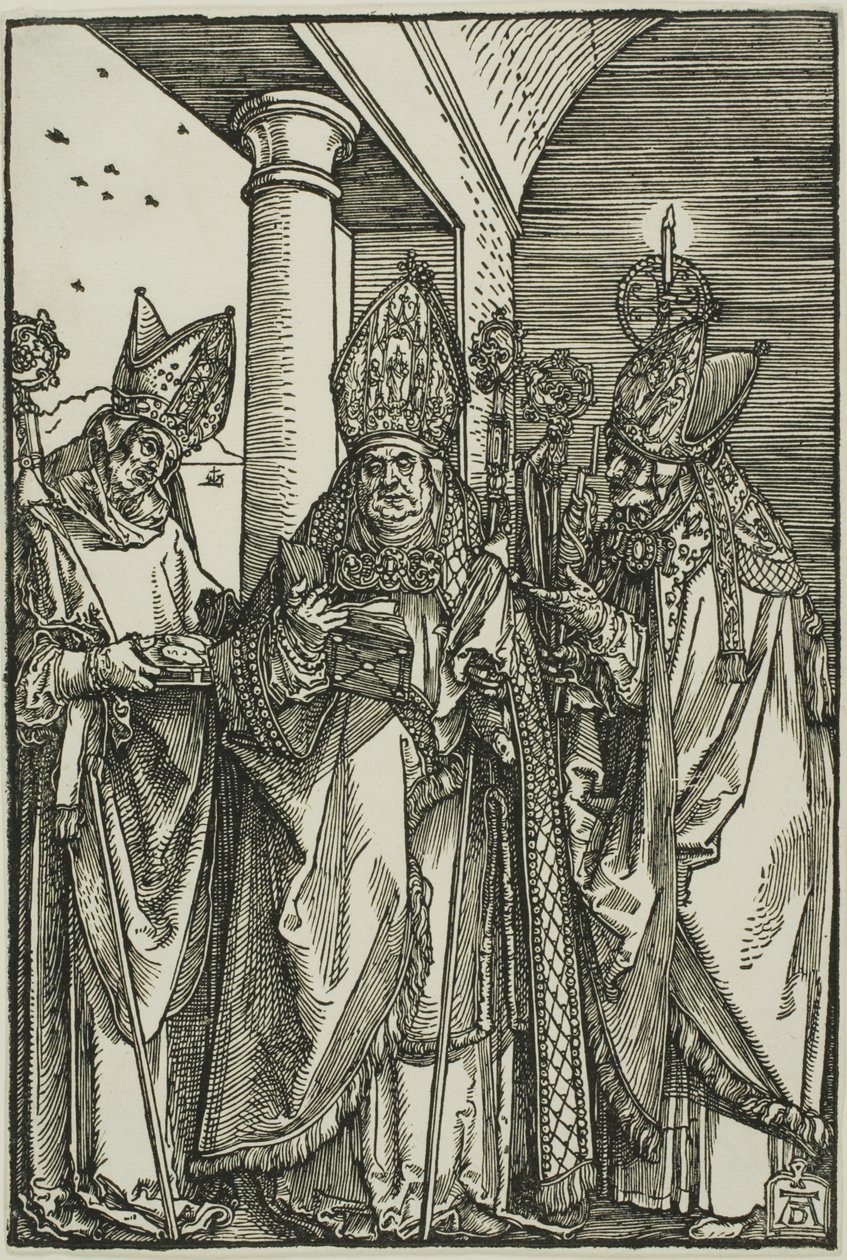Pyhät Nikolaus, Ulrich ja Erasmus tekijältä Albrecht Dürer