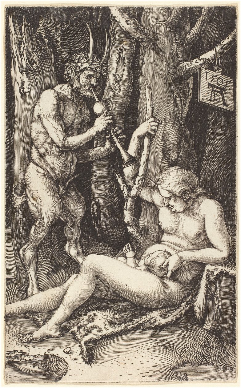 Satyr perhe tekijältä Albrecht Dürer