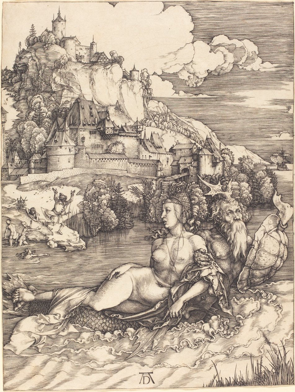Sea Monster ("The Sea Wonder") tekijältä Albrecht Dürer