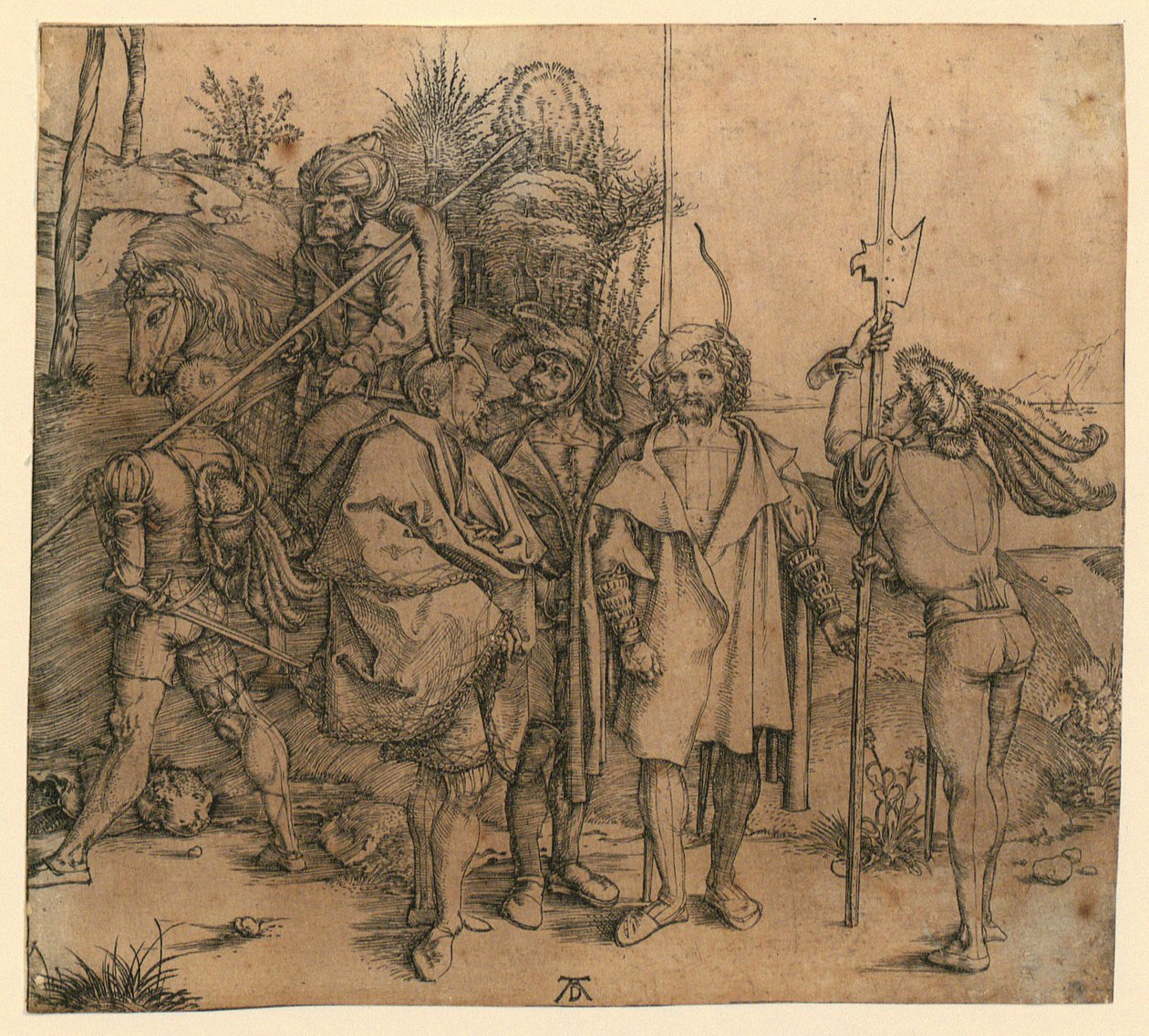 Kuusi sotilasta tekijältä Albrecht Dürer