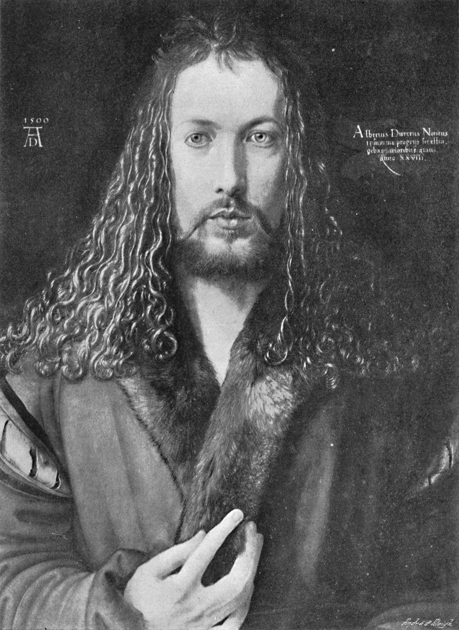 Omakuva, 1500, 1906 tekijältä Albrecht Dürer