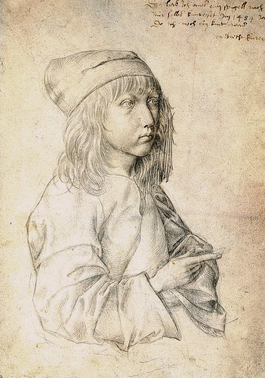 Omakuva kolmetoista-vuotiaana tekijältä Albrecht Dürer