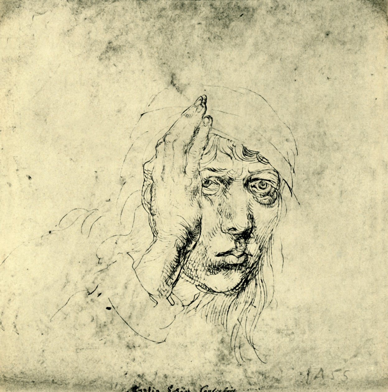Omakuva siteellä, 1492, 1943. tekijältä Albrecht Dürer