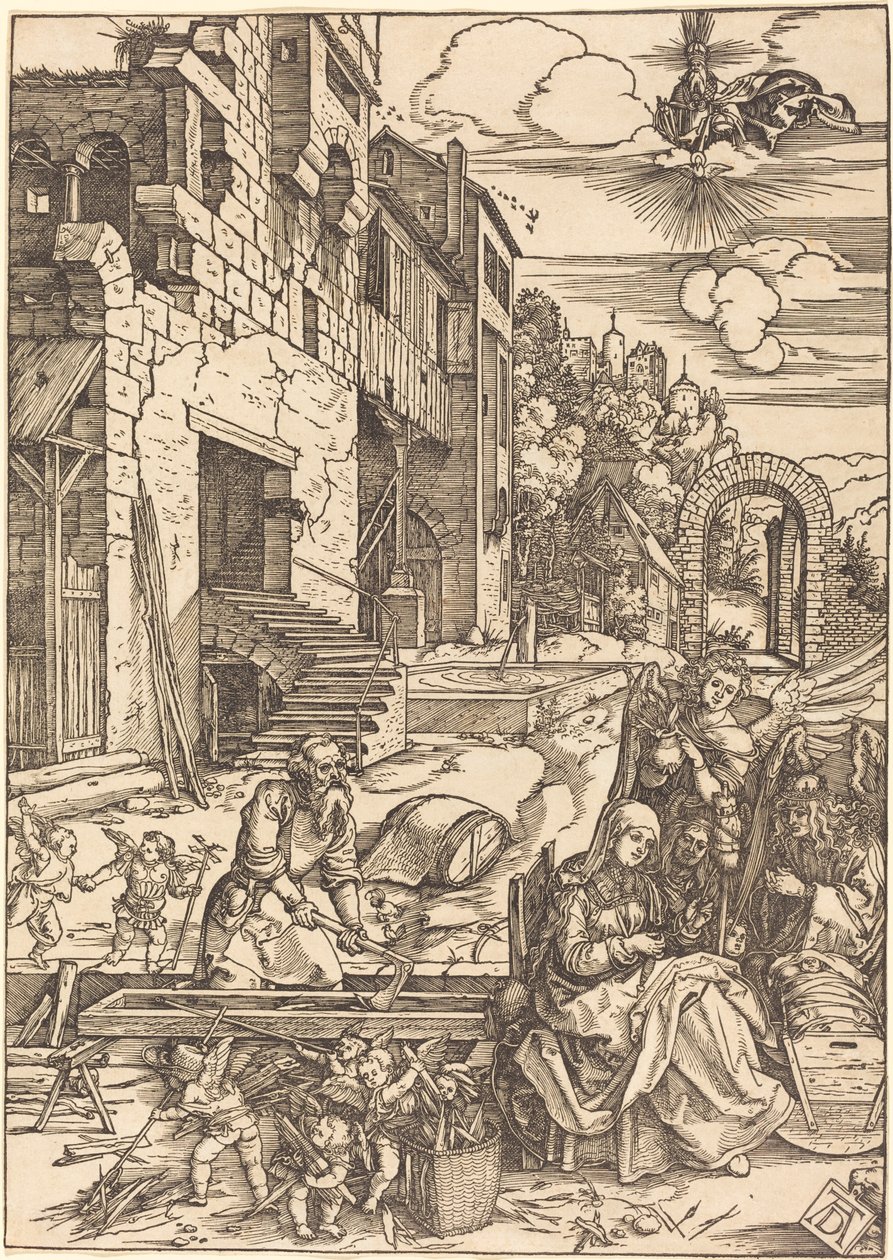 Pyhän perheen oleskelu Egyptissä tekijältä Albrecht Dürer