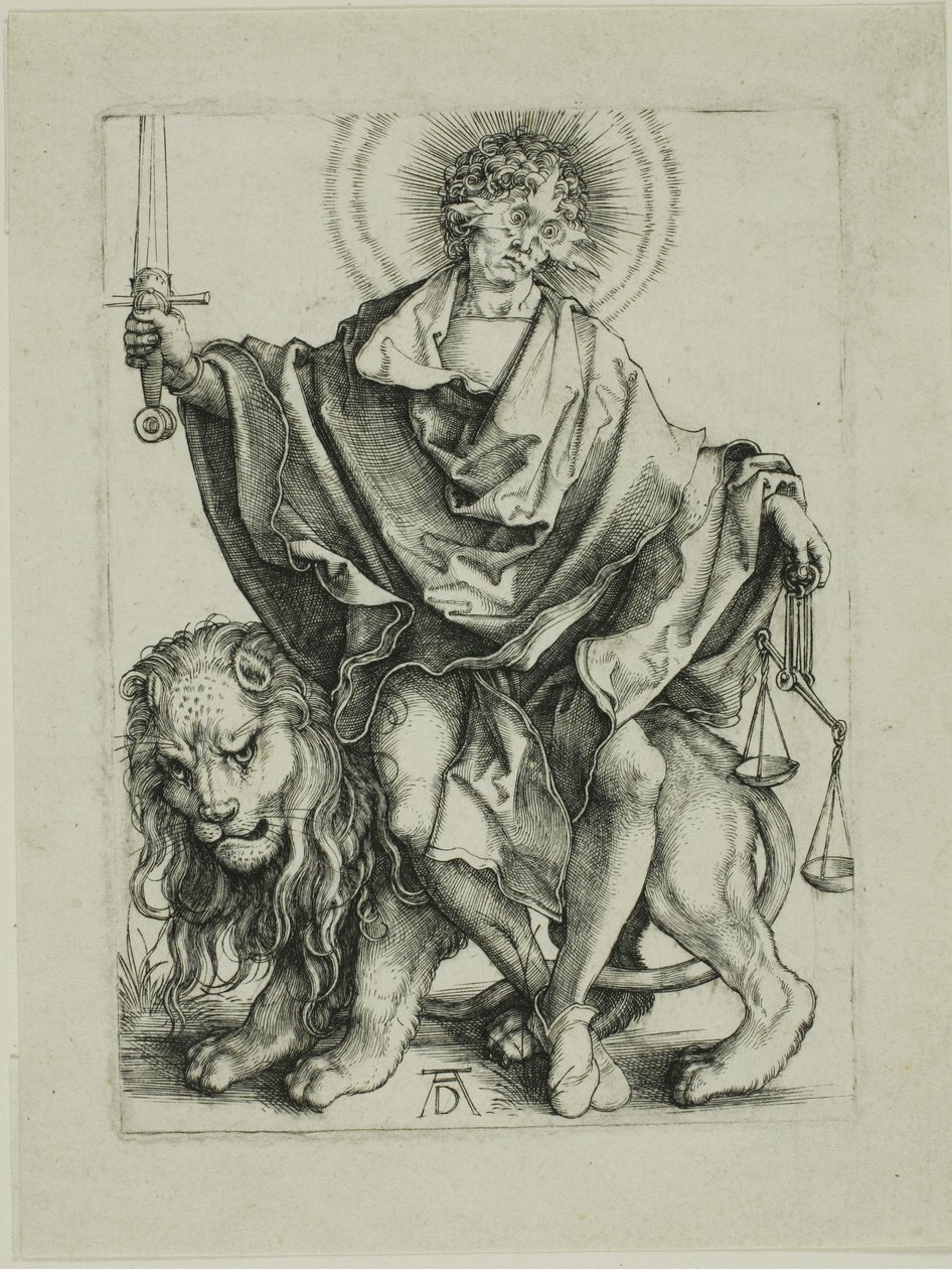 Oikeuden aurinko (tuomari) tekijältä Albrecht Dürer