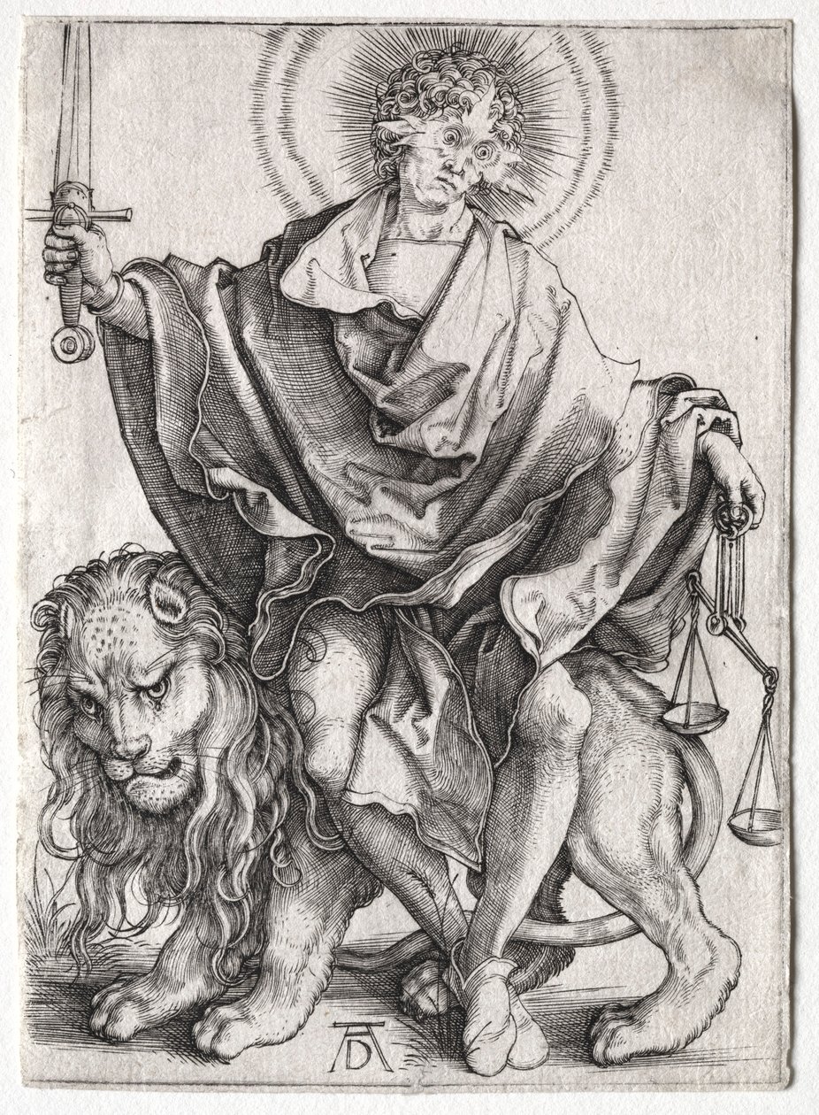 Vanhurskauden poika, n. 1500. tekijältä Albrecht Dürer