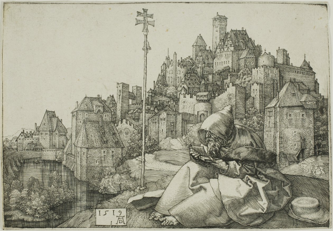St. Anthony tekijältä Albrecht Dürer