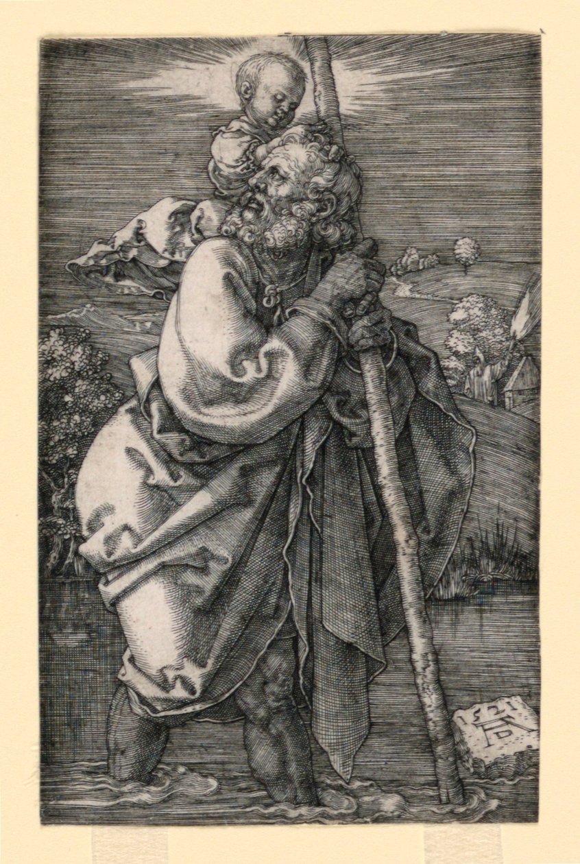 Pyhä Kristofer tekijältä Albrecht Dürer