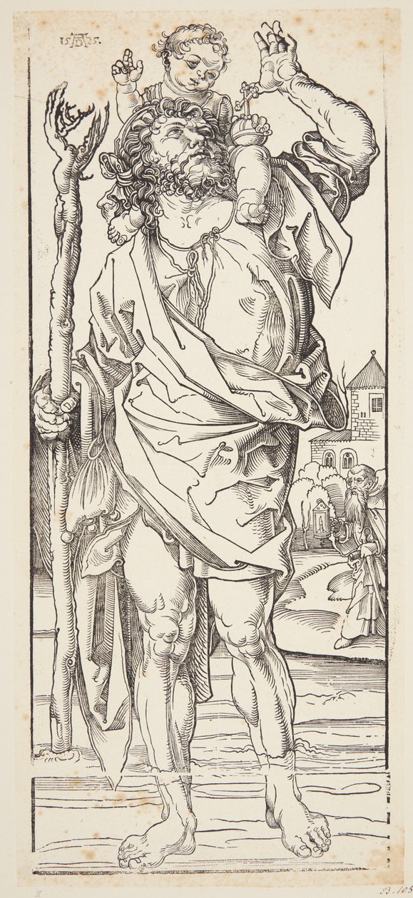 Pyhä Kristofer tekijältä Albrecht Dürer