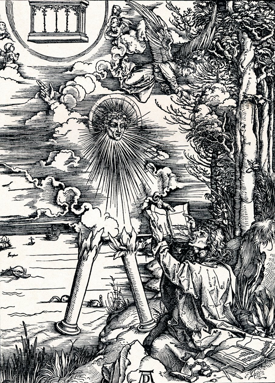 St John Devouring the Book, 1498 1906 tekijältä Albrecht Dürer