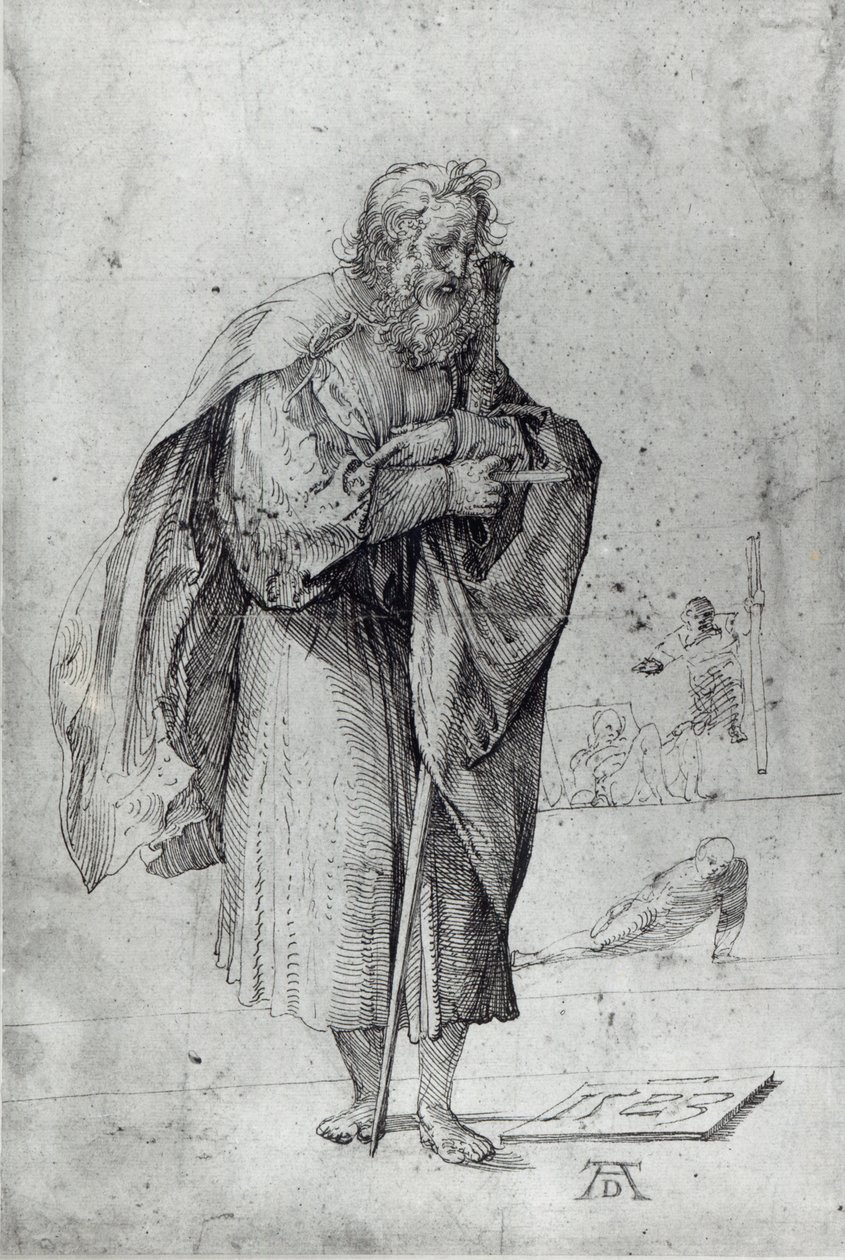 St. Paul, 1523 (kynä ja muste paperille) tekijältä Albrecht Dürer
