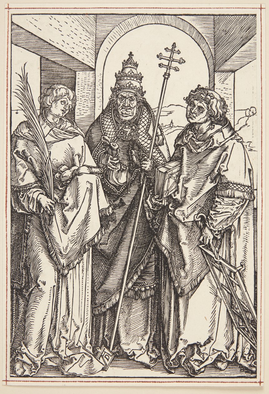 Sts. Lawrence, Sixtus ja Stephen tekijältä Albrecht Dürer