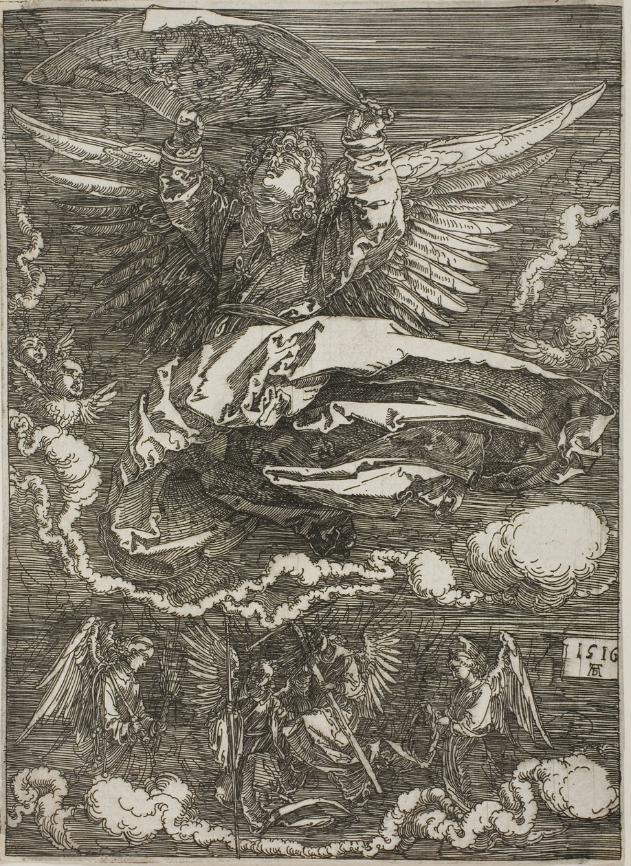 Enkelin levittämä sudarium tekijältä Albrecht Dürer