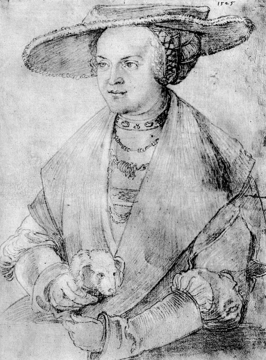 Susanne Brandenburg-Ansbachista, 1525, 1936 tekijältä Albrecht Dürer
