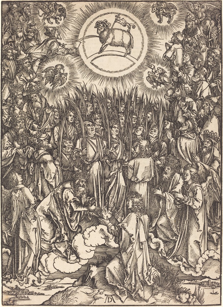 Karitsan palvonta tekijältä Albrecht Dürer