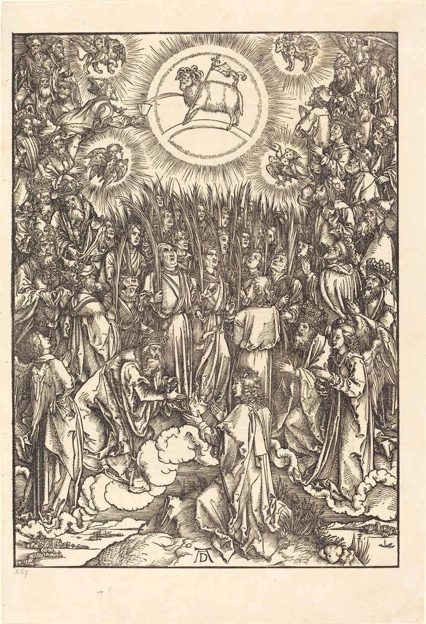 Karitsan palvonta tekijältä Albrecht Dürer