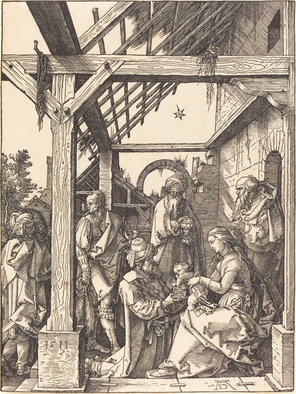 Maagien palvonta tekijältä Albrecht Dürer