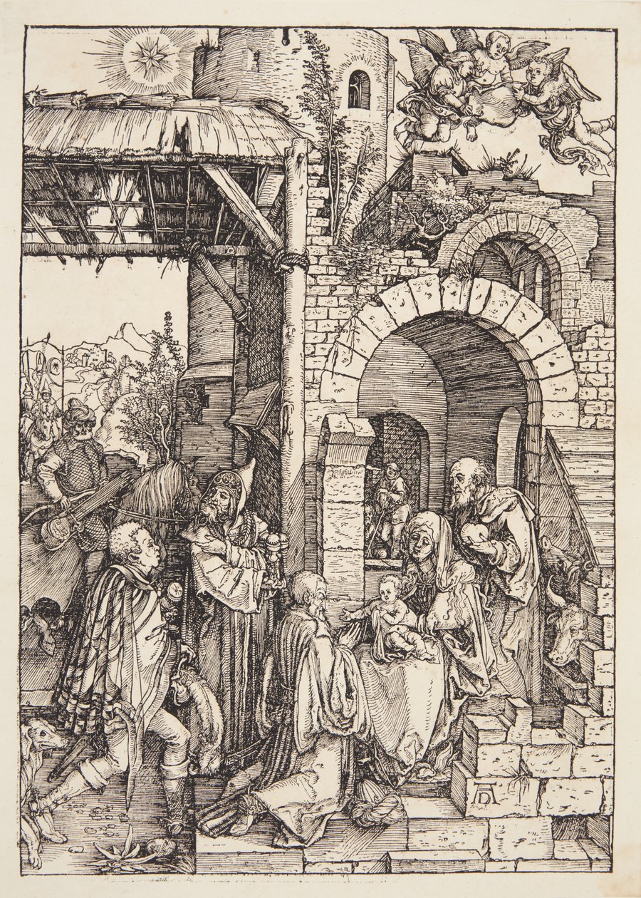 Maagien palvonta tekijältä Albrecht Dürer