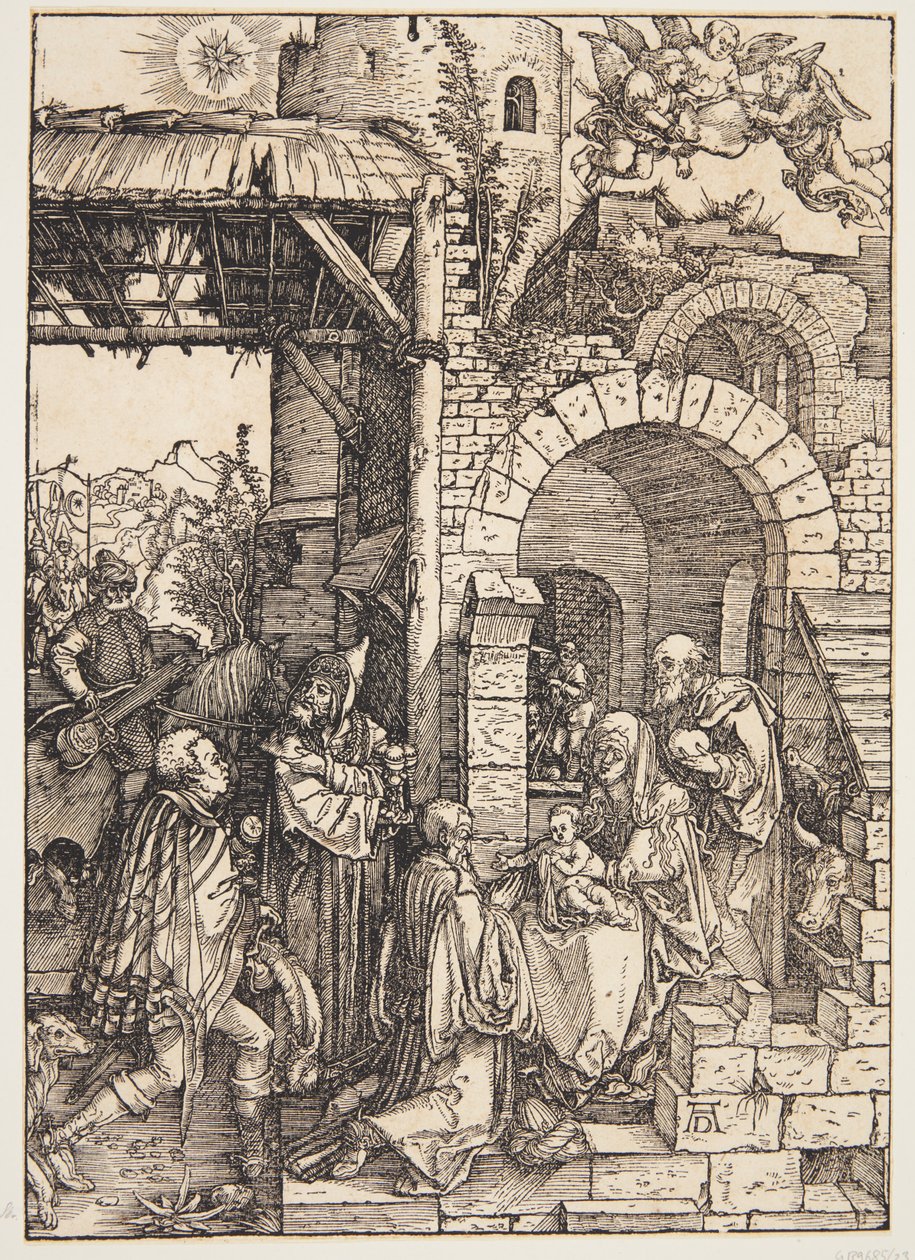Maagien palvonta tekijältä Albrecht Dürer