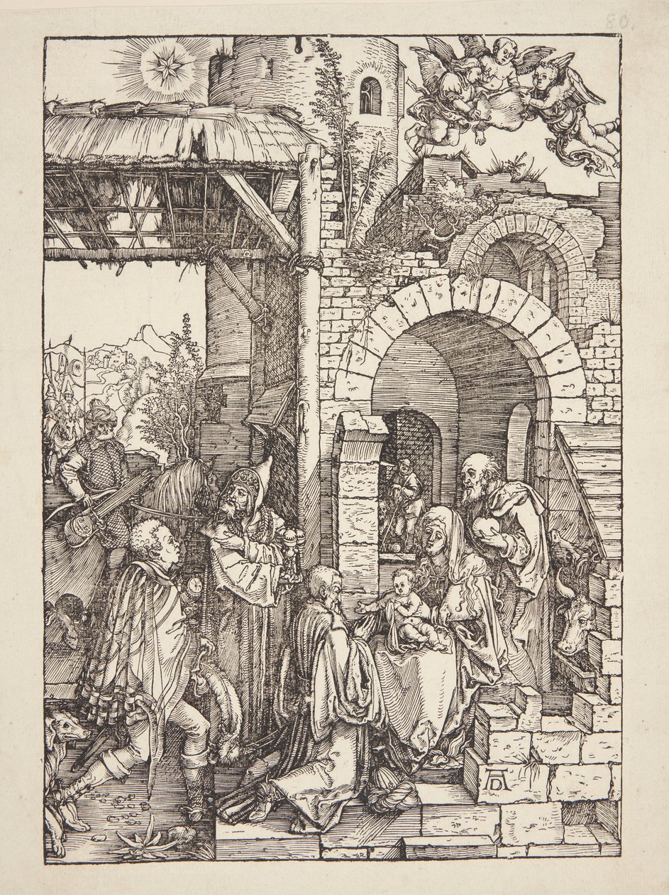 Maagien palvonta tekijältä Albrecht Dürer