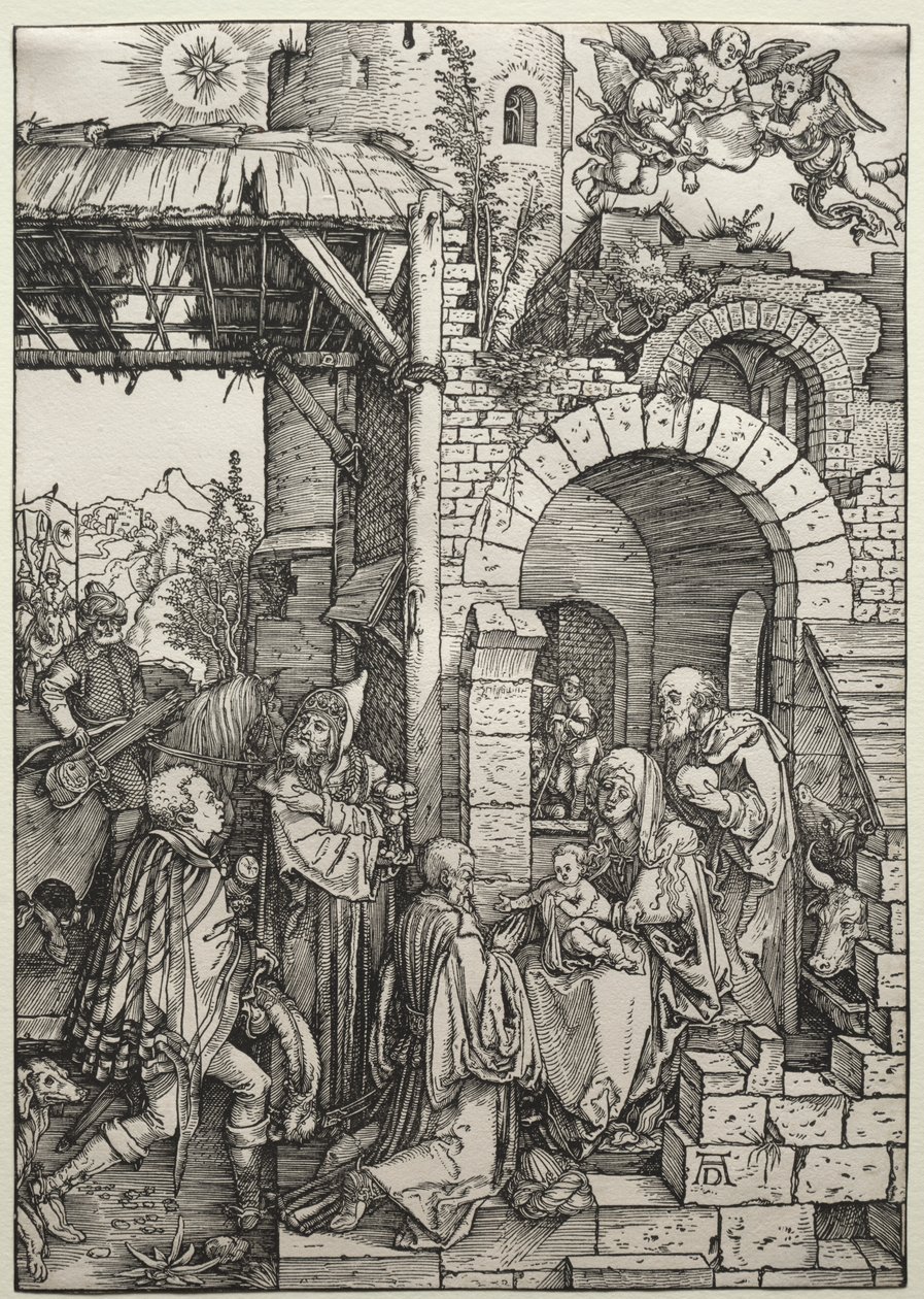Maagien palvonta tekijältä Albrecht Dürer