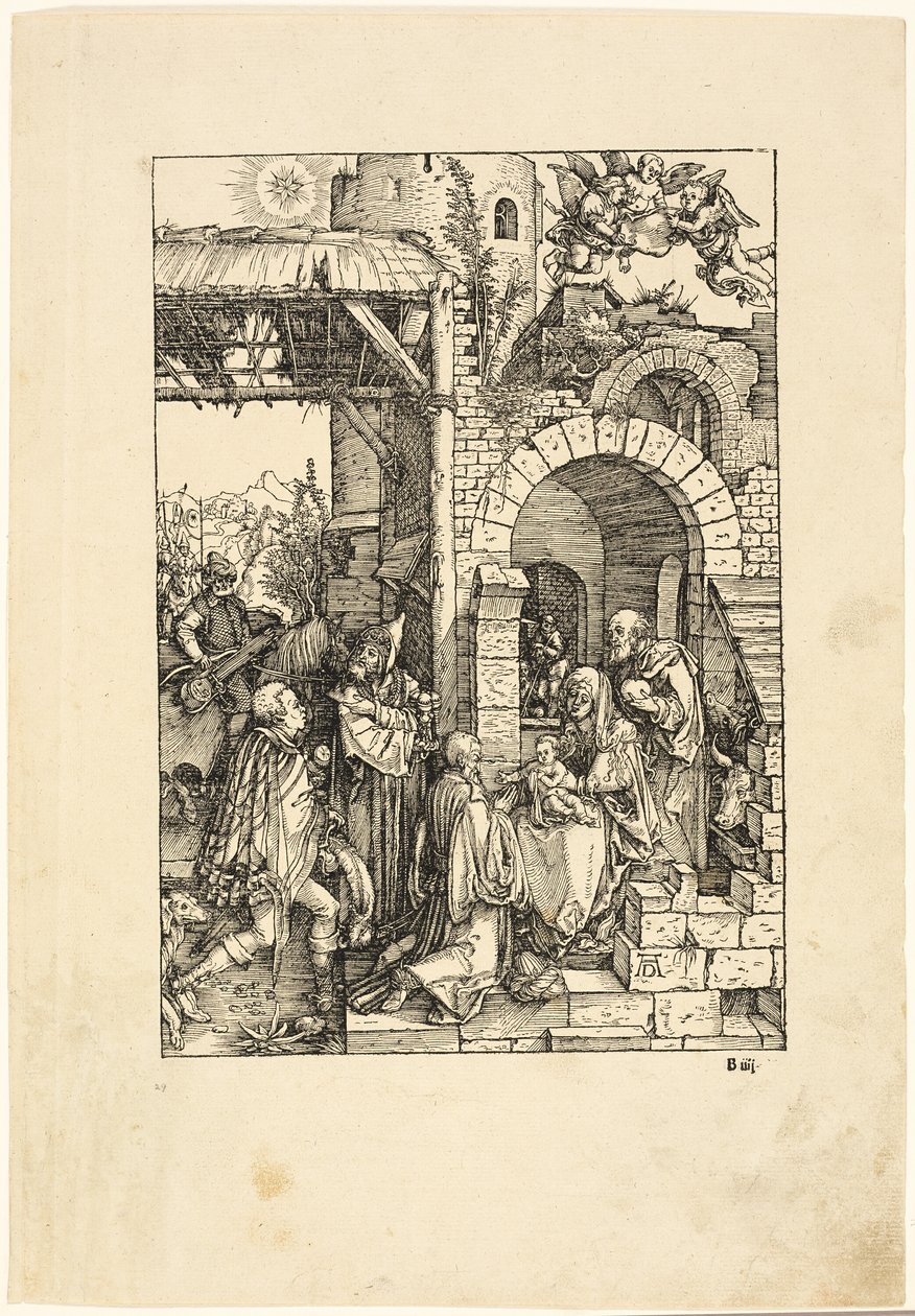 The Adoration of the Magi, neitsyen elämästä tekijältä Albrecht Dürer