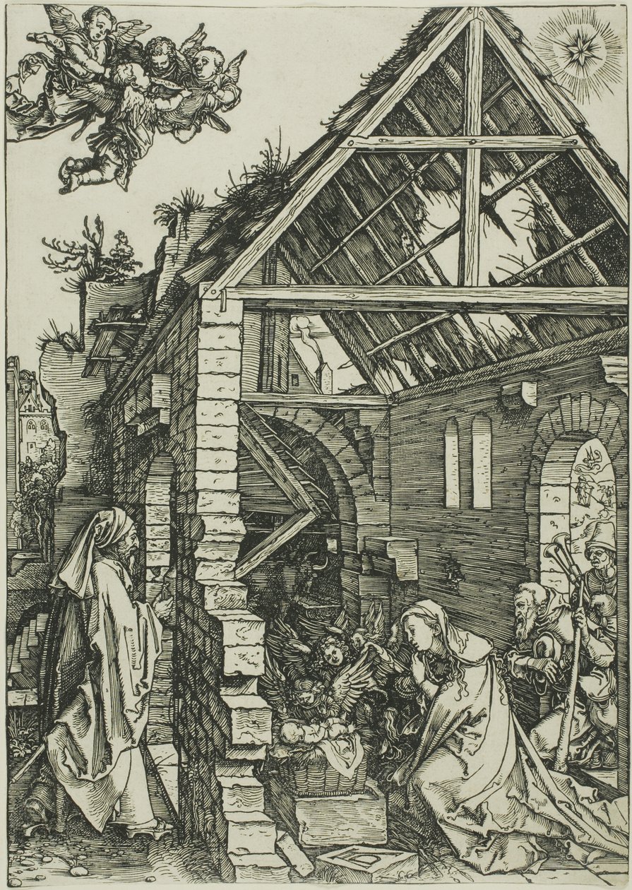 Paimenten palvonta, Neitsyen elämästä tekijältä Albrecht Dürer