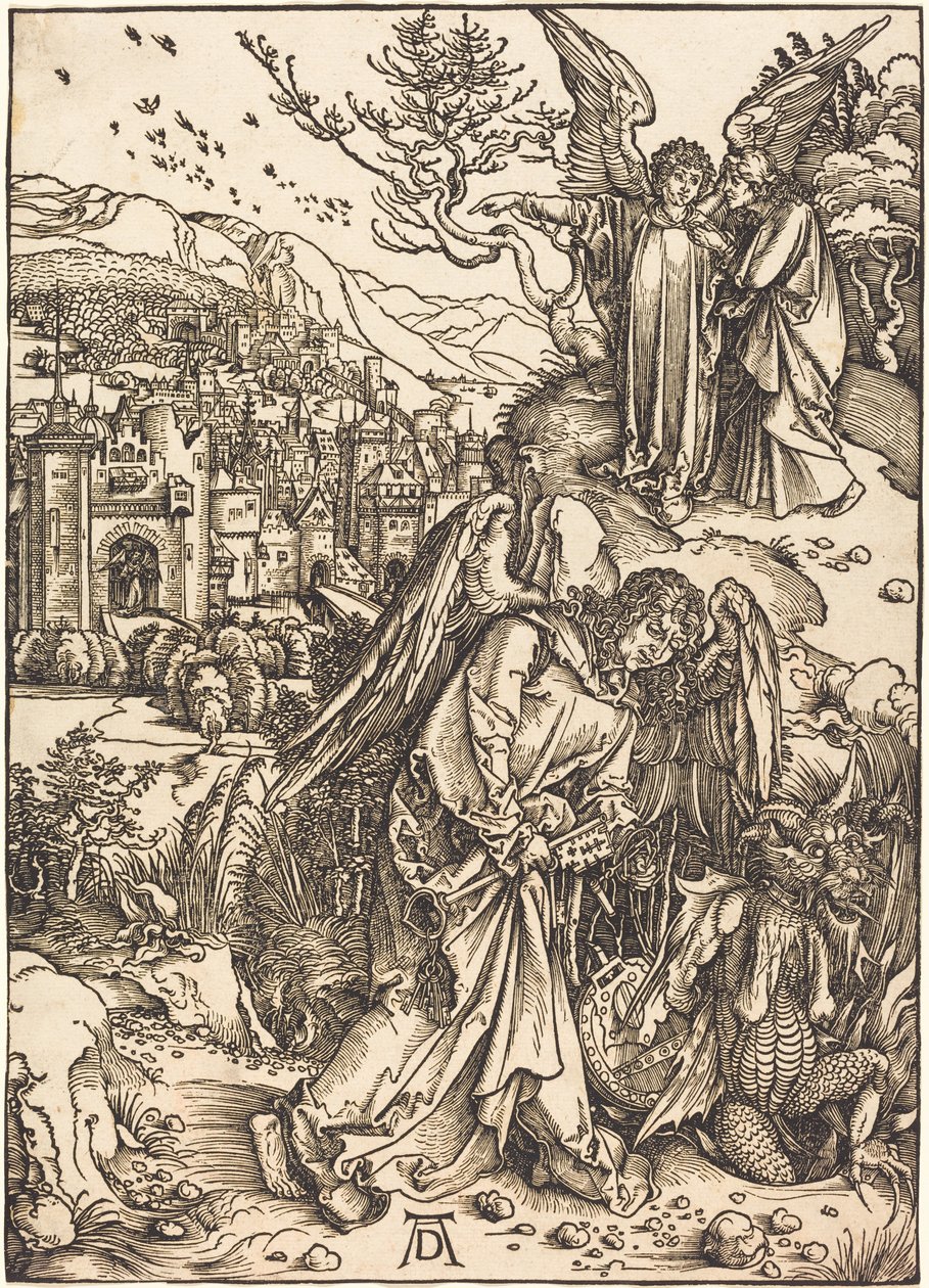 Enkeli, jolla on syvyyden avain tekijältä Albrecht Dürer