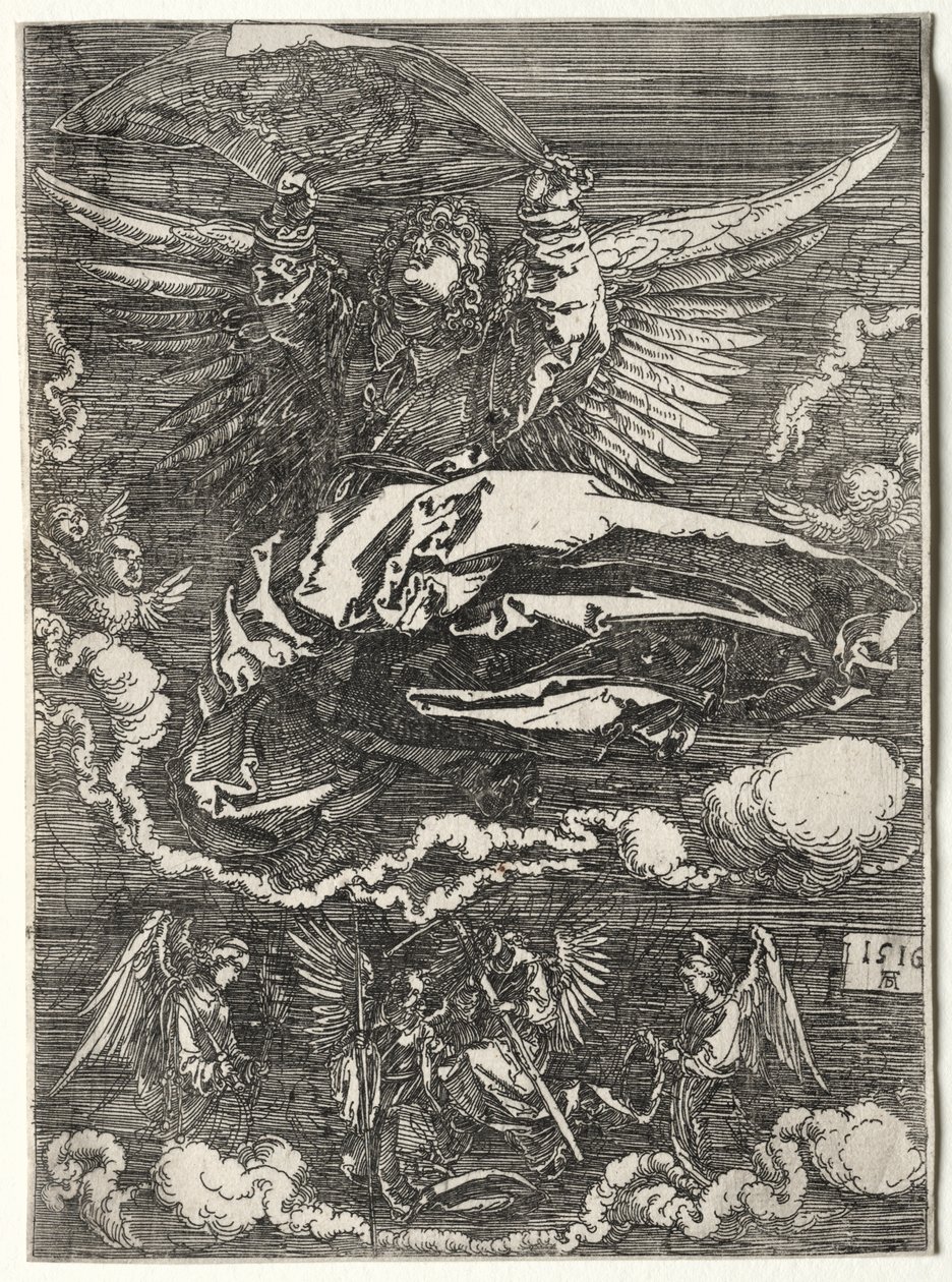 Enkeli Sudariumin kanssa tekijältä Albrecht Dürer