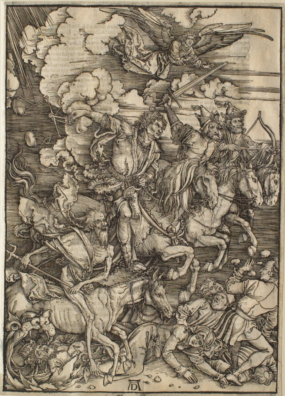Ilmestyskirja: Neljä ratsastajaa tekijältä Albrecht Dürer