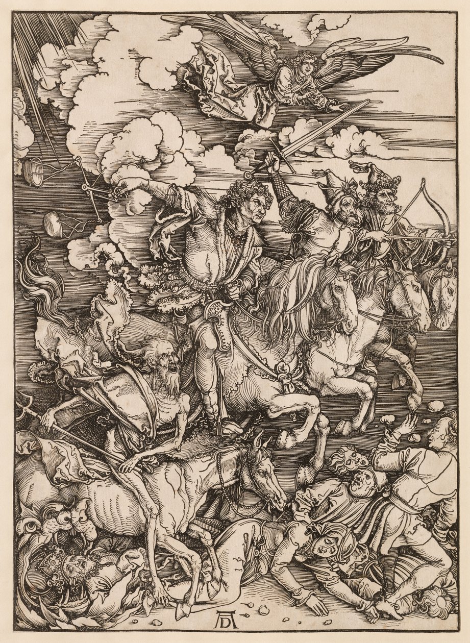 Ilmestyskirja: Neljä ratsastajaa tekijältä Albrecht Dürer
