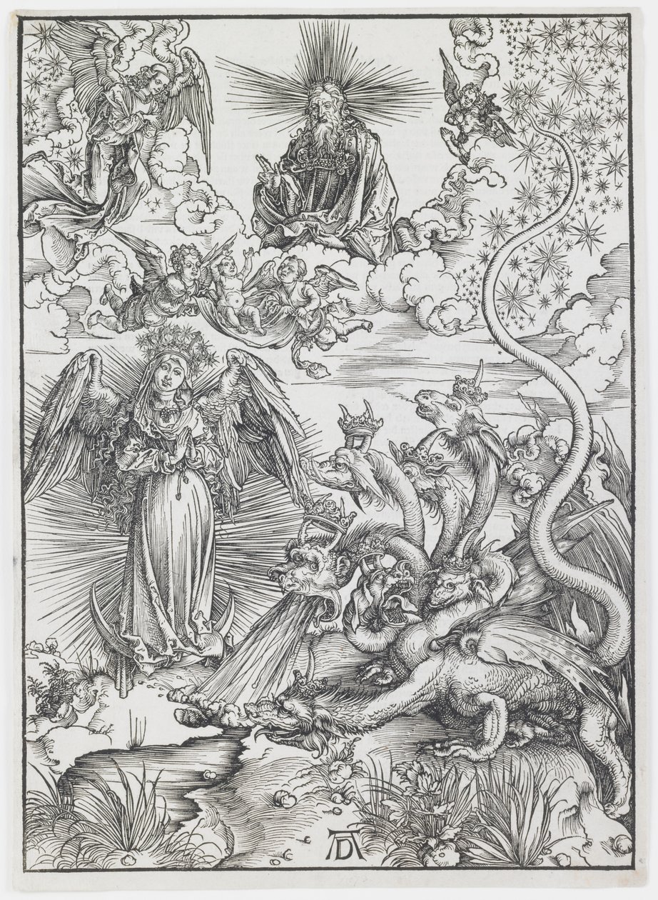 The Apocalyptic Woman, sarjasta "The Apocalypse" tekijältä Albrecht Dürer