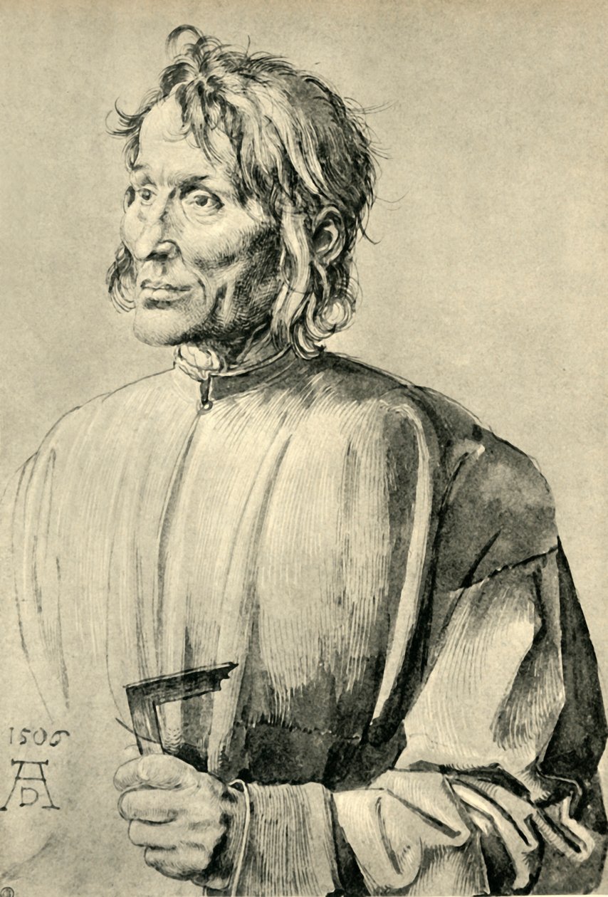 Arkkitehti Hieronymus Augsburgilainen, 1506, 1943. tekijältä Albrecht Dürer
