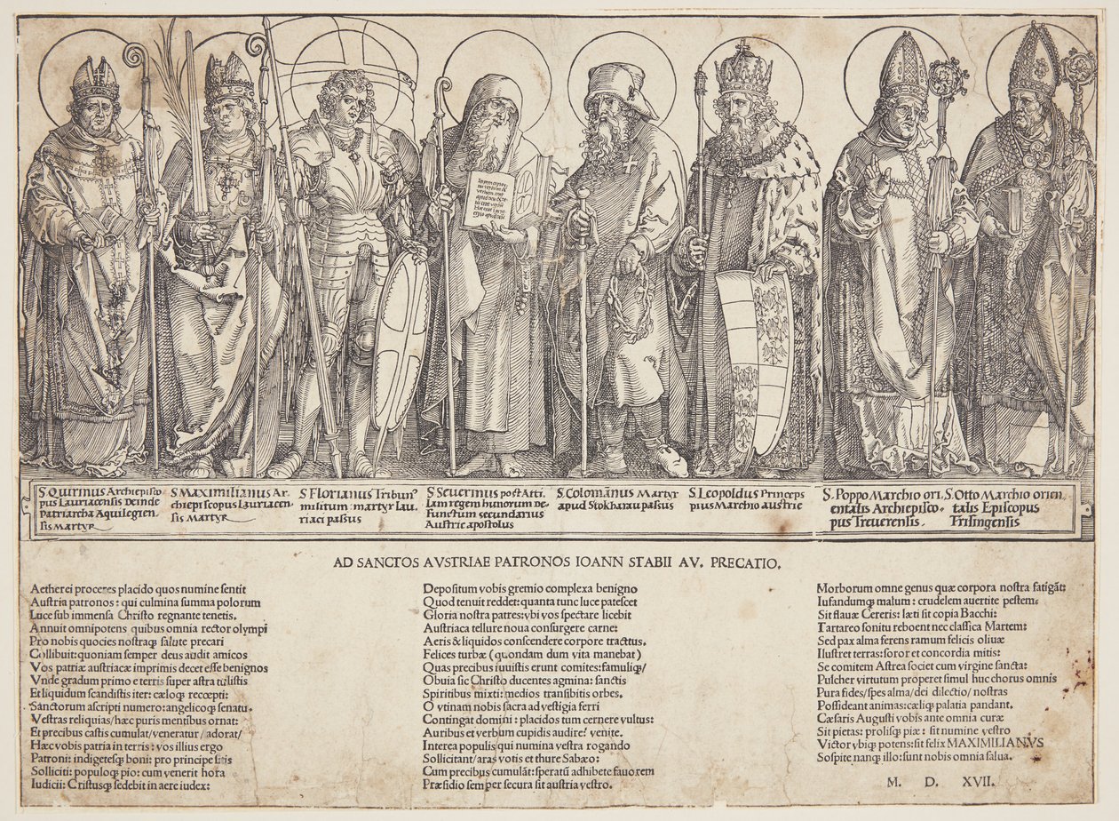 Itävallan pyhät tekijältä Albrecht Dürer