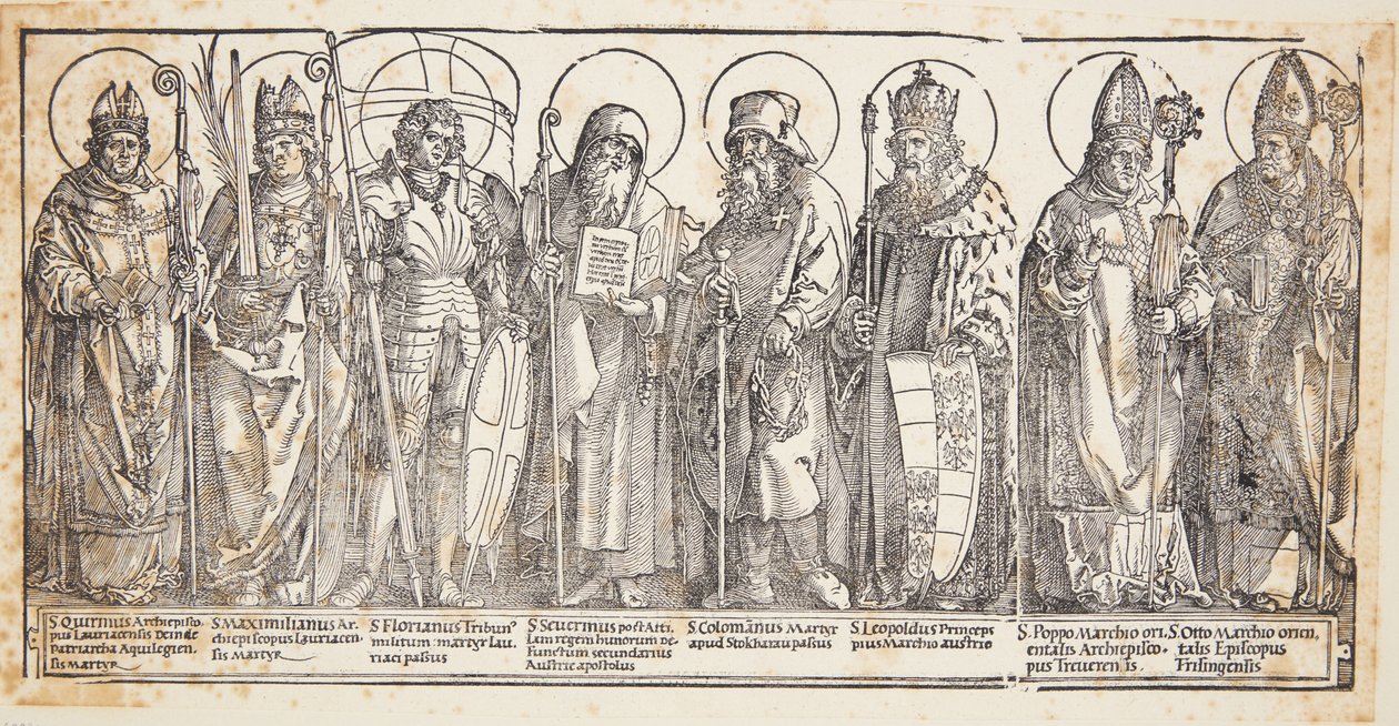 Itävallan pyhät tekijältä Albrecht Dürer