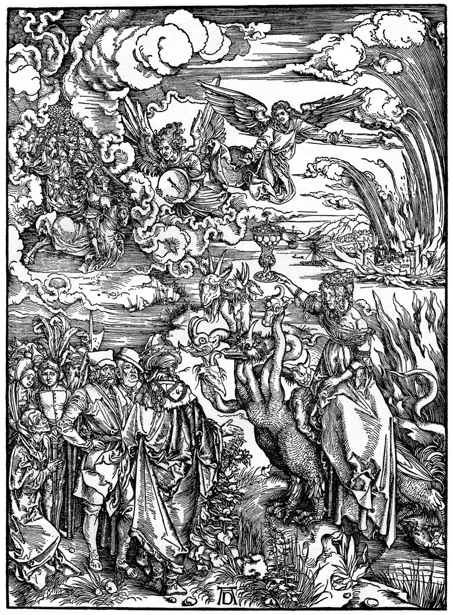 Babylonian huora, 1498, 1936. tekijältä Albrecht Dürer