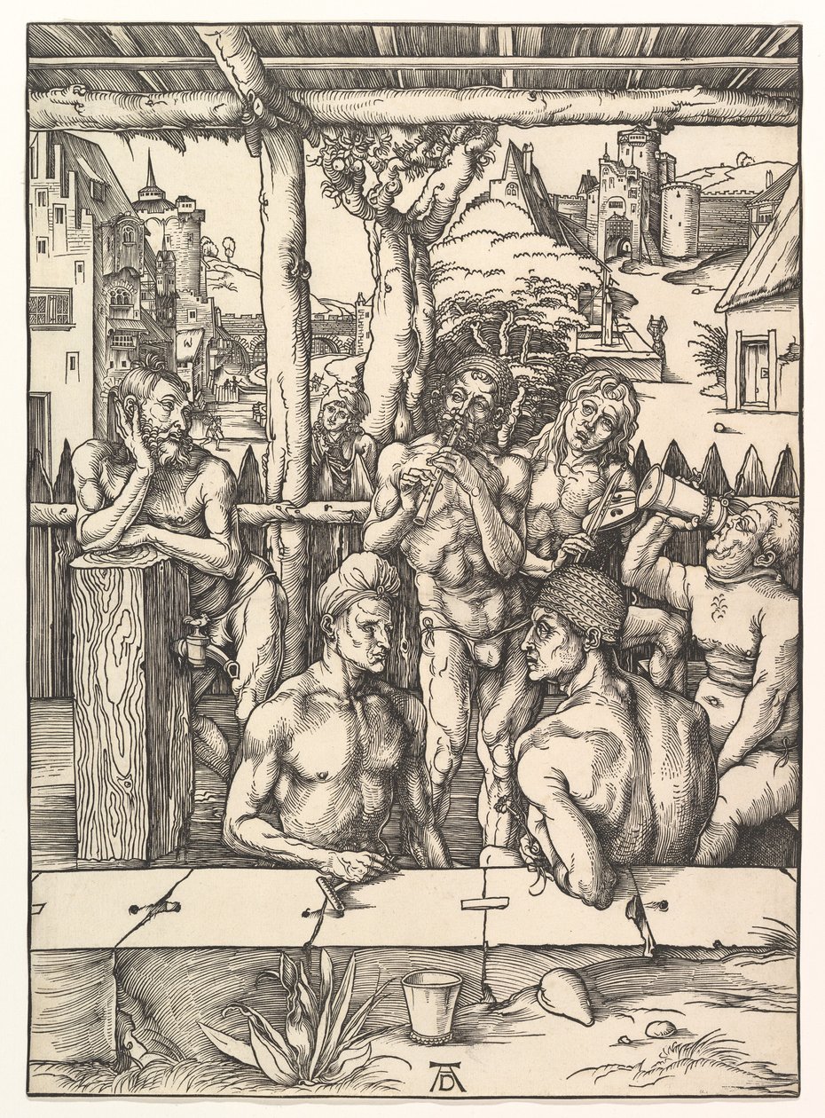 Miesten kylpylä tekijältä Albrecht Dürer