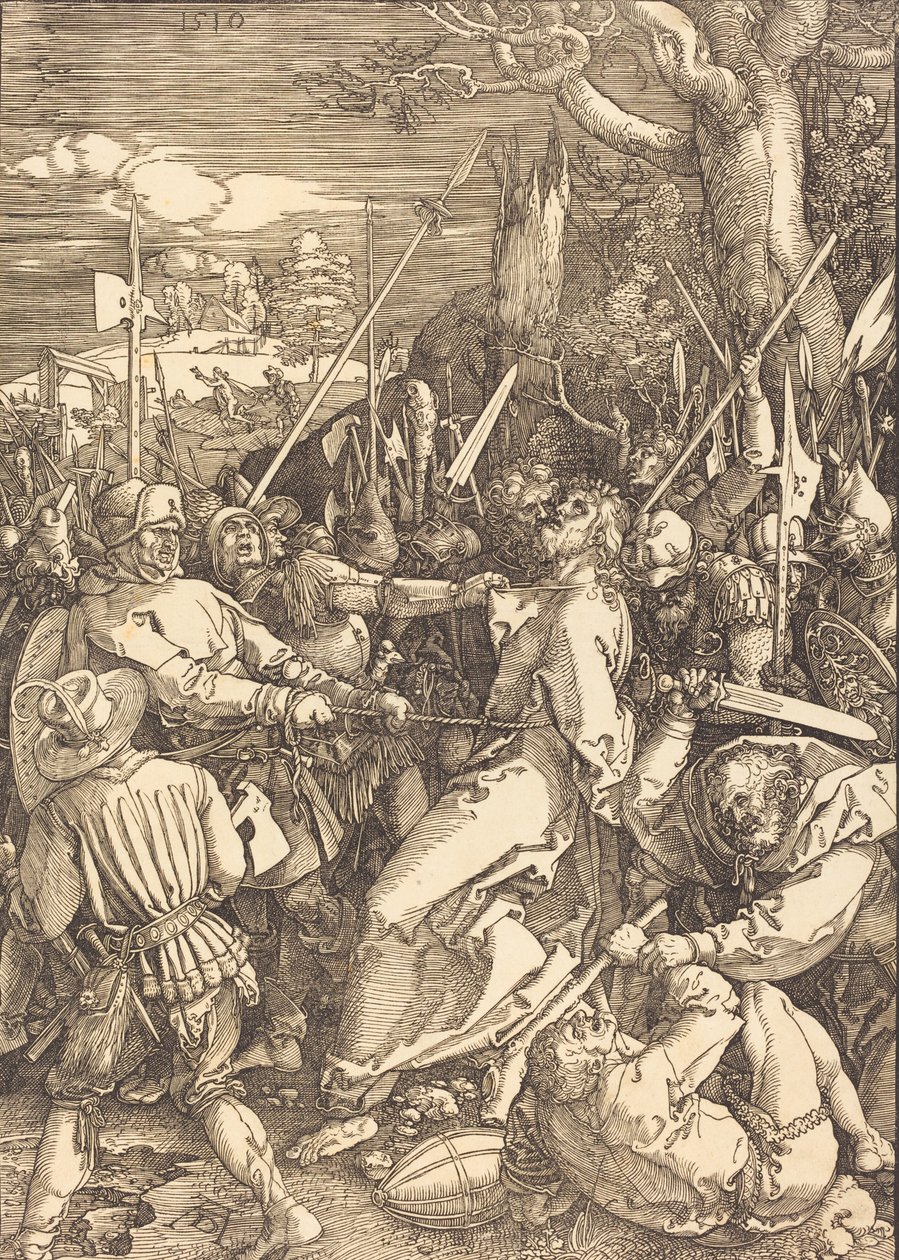 Kristuksen pettäminen, 1510. tekijältä Albrecht Dürer