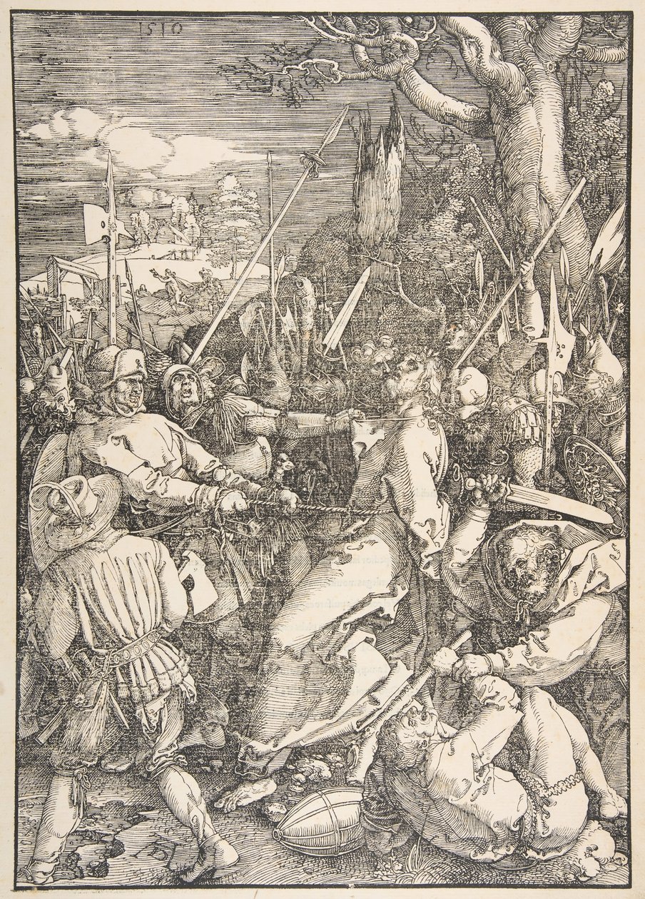 Kristuksen pettäminen, teoksesta The Large Passion.n.d. tekijältä Albrecht Dürer