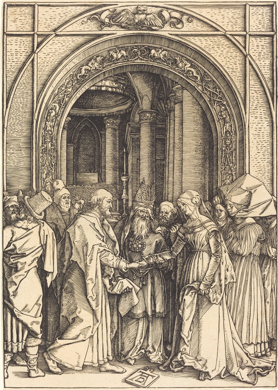 Neitsyen kihlaus tekijältä Albrecht Dürer
