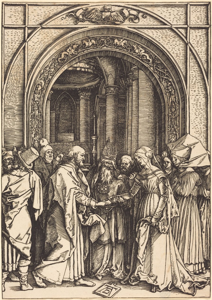 Neitsyt Marian kihlaus tekijältä Albrecht Dürer
