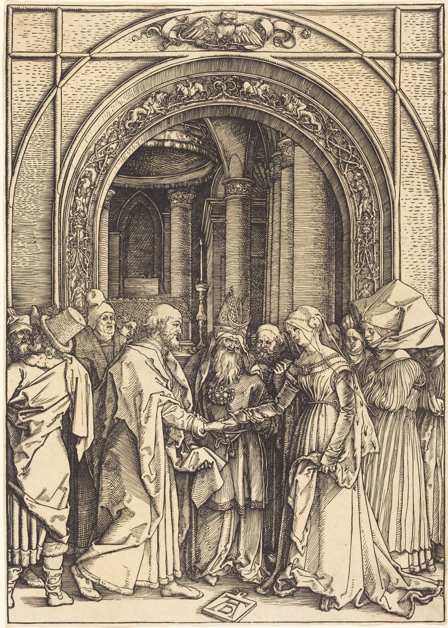Neitsyt Marian kihlaus tekijältä Albrecht Dürer