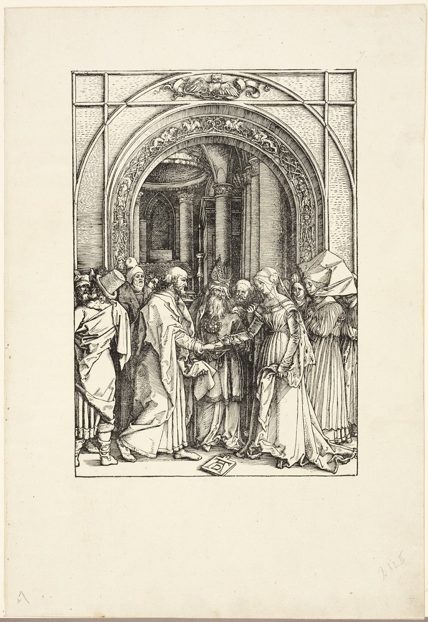 Neitsyen kihlaus, Neitsyen elämästä tekijältä Albrecht Dürer