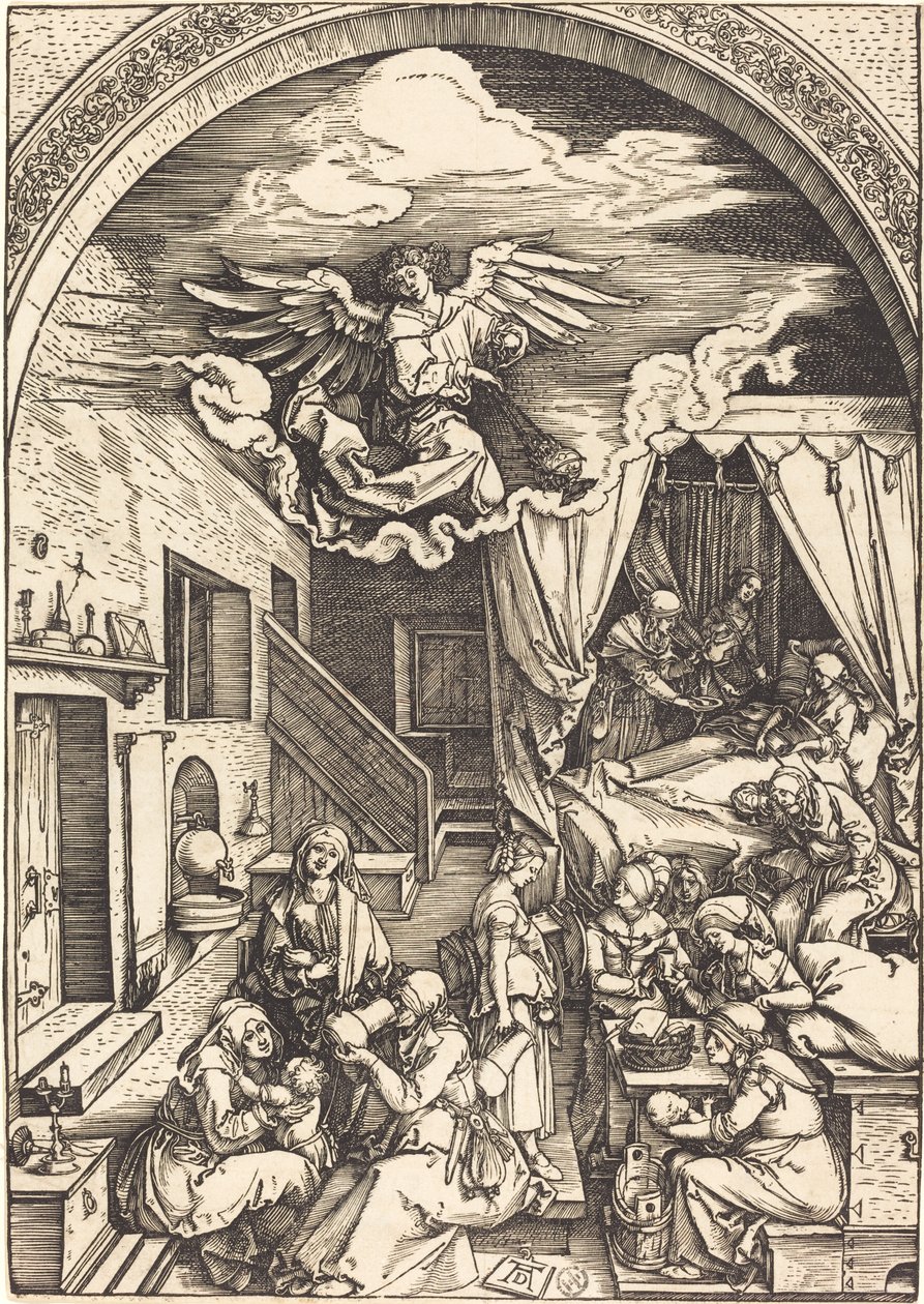 Neitsyen syntymä tekijältä Albrecht Dürer