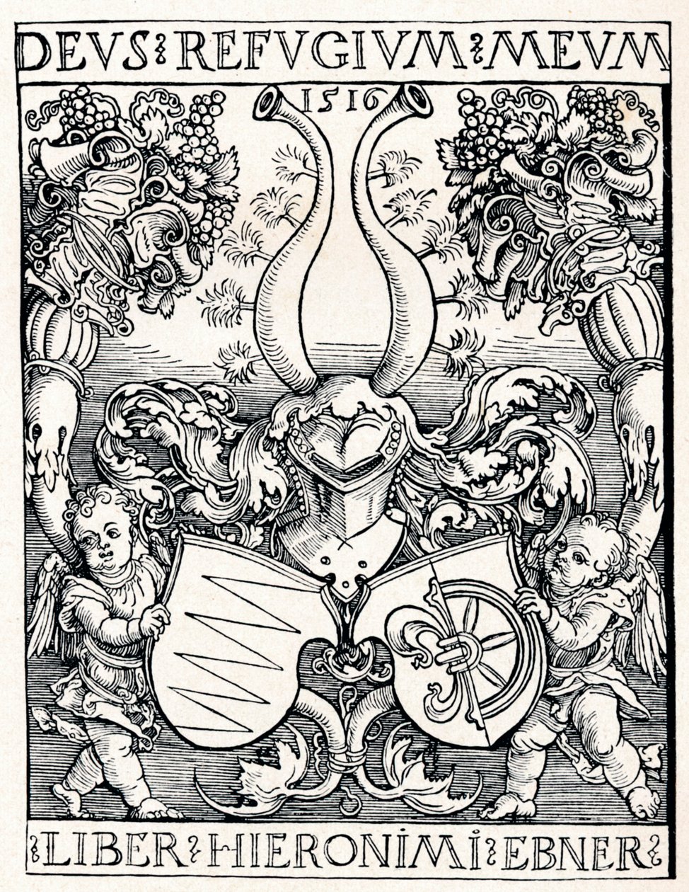 Jerome Ebnerin kirjakilpi, 1516 1906 tekijältä Albrecht Dürer
